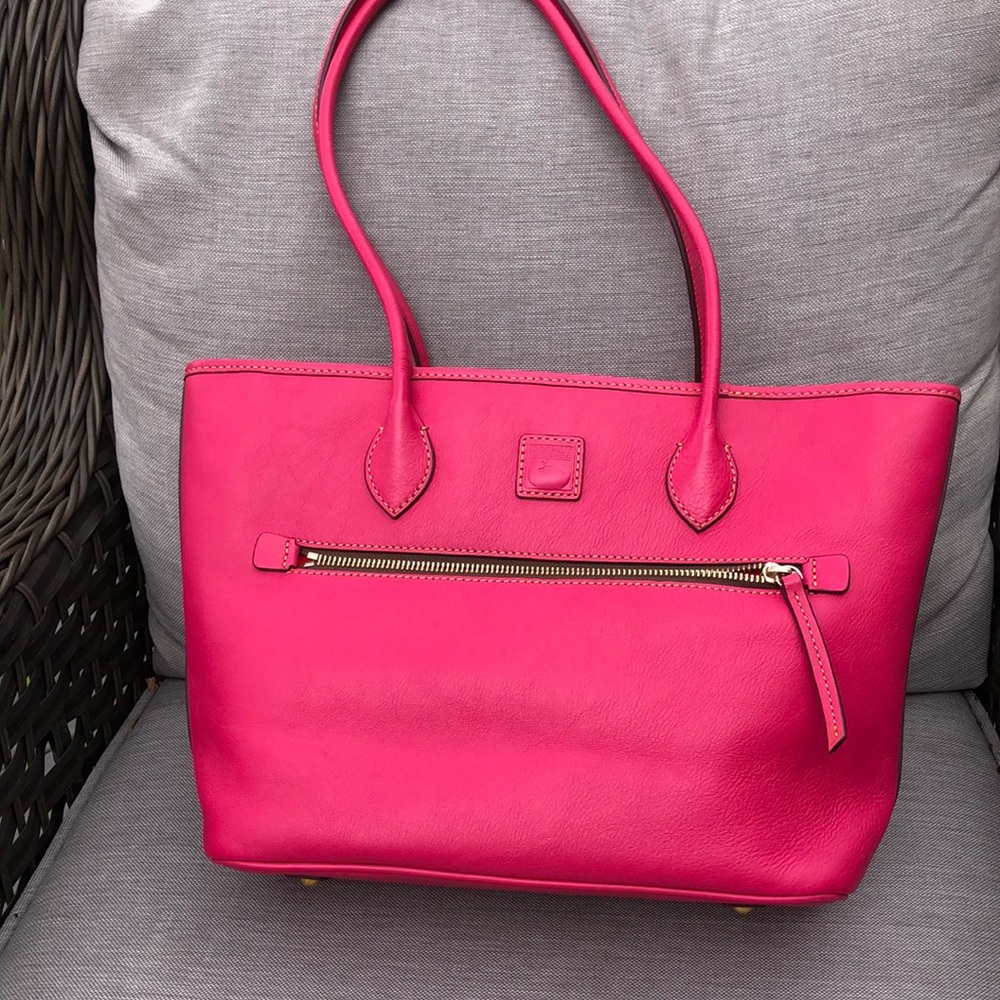 Dooney & Bourke Florentine Fuchsia Pink tote - Picture 2 of 12